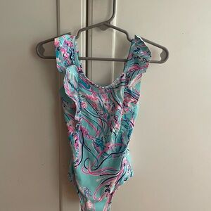 Lilly Pulitzer Pink and Blue Patterned Dress